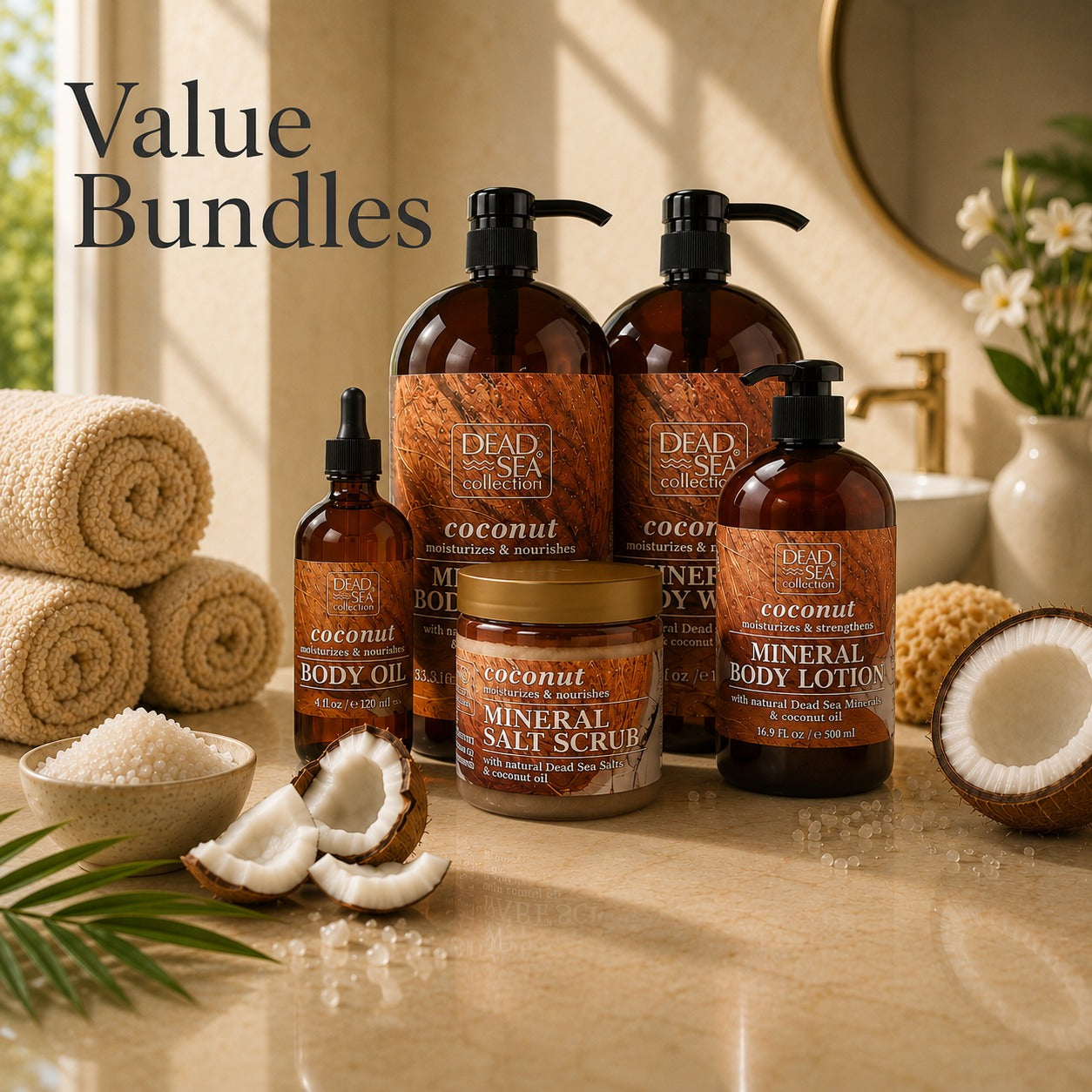 Bring the pampering of the Dead Sea into the comfort of your own